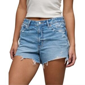 American eagle hi rise shortie distressed rainbow pocket shorts plus size 18 new